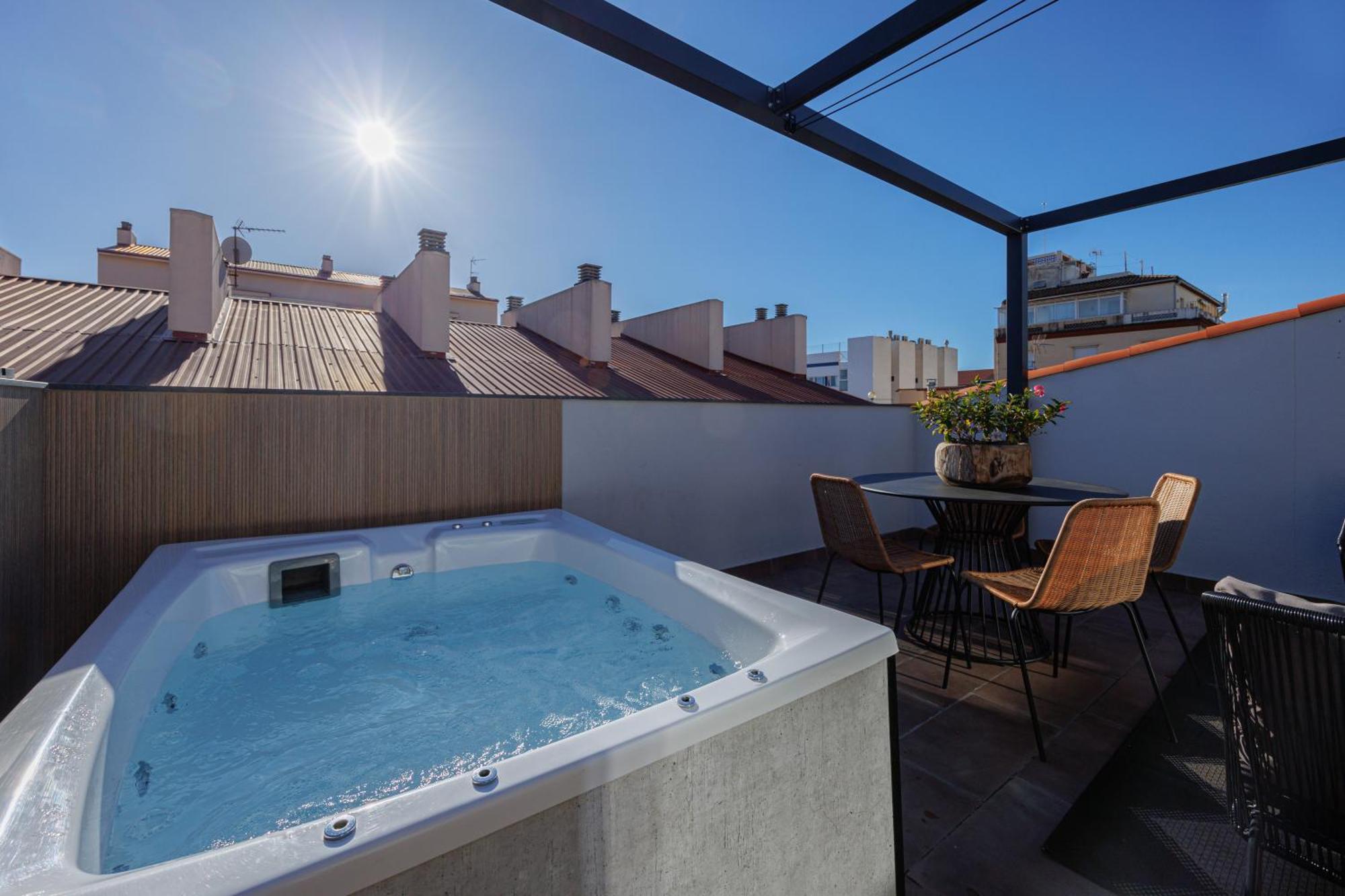Atico Duplex Playa Area Barcelona Con Spa Exterior Montgat Exteriér fotografie