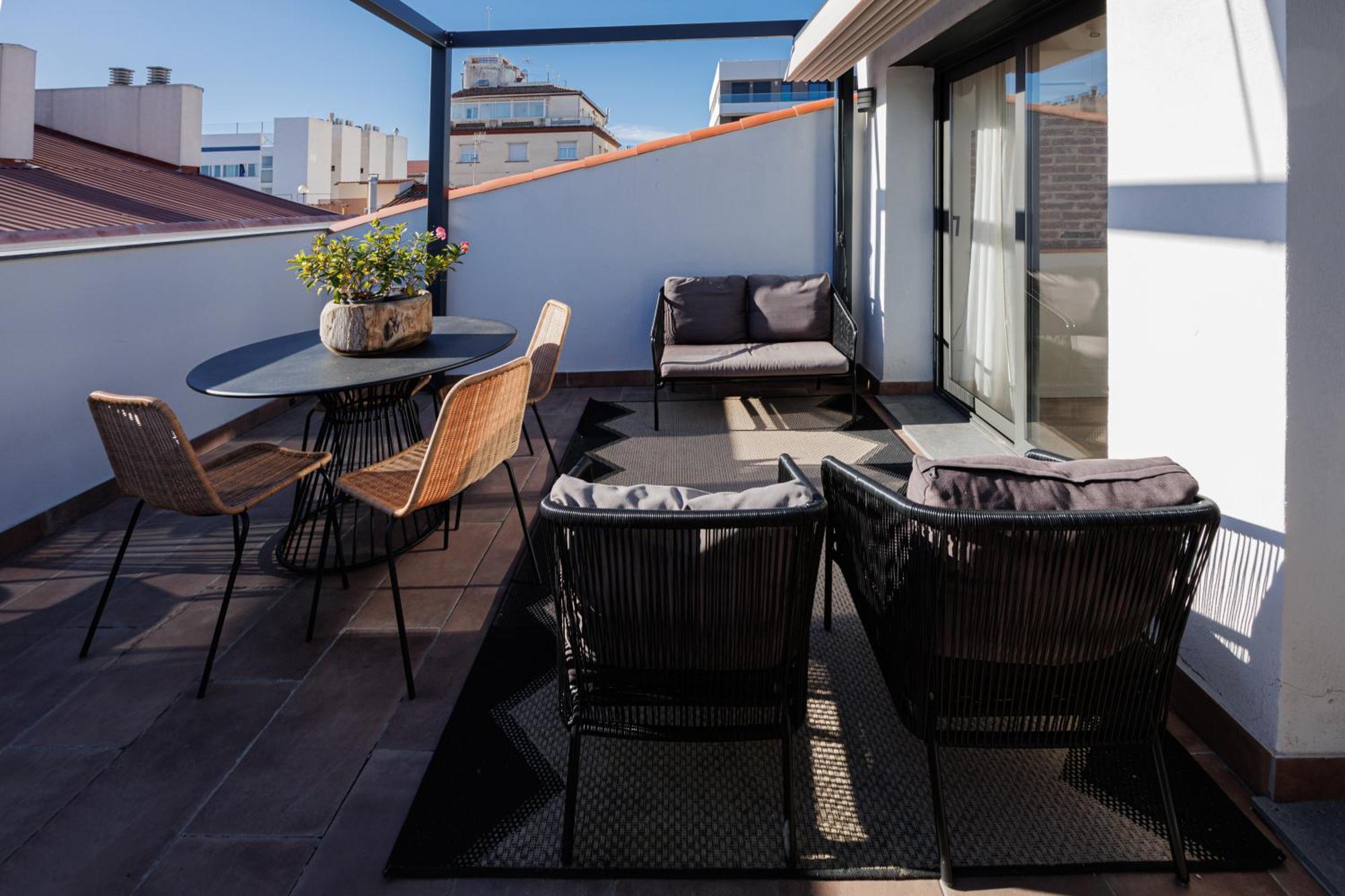 Atico Duplex Playa Area Barcelona Con Spa Exterior Montgat Exteriér fotografie